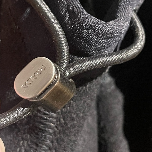 Men’s Prada quarter slide in boots size 10 all black cloth. - Picture 2 of 11